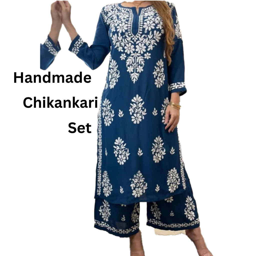 Handmade Chikankari set