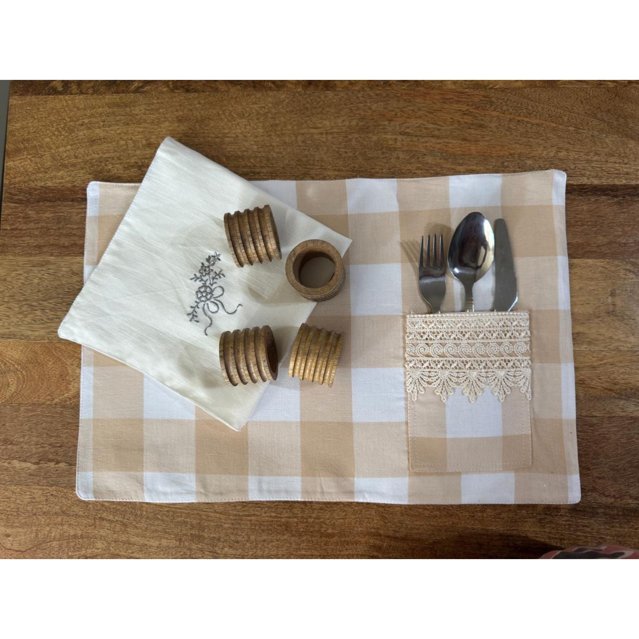 Nature-Carved Hollow Wooden Ring – Grooved Texture | Handcrafted Elegance