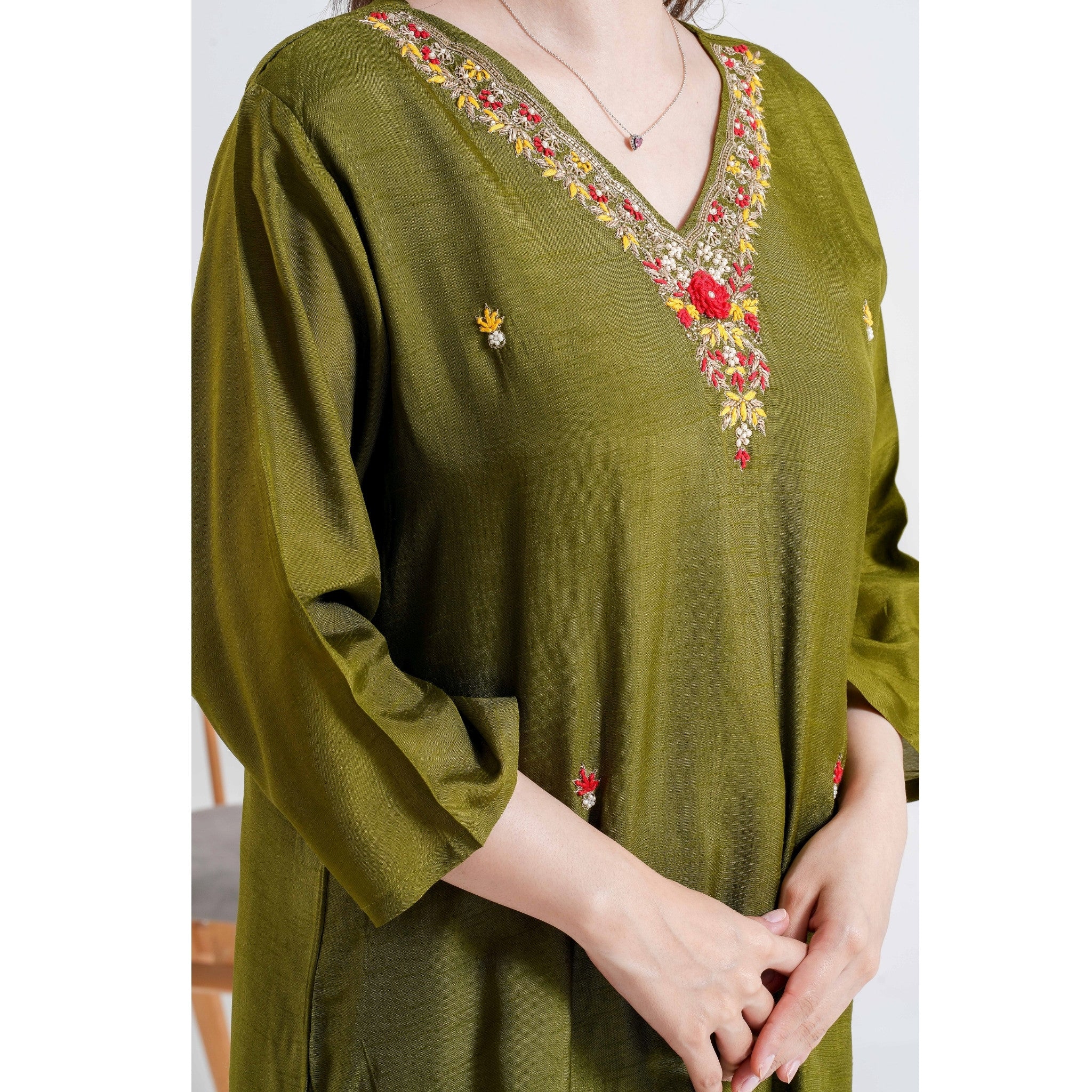 Olvina Olive Green 3pc Set