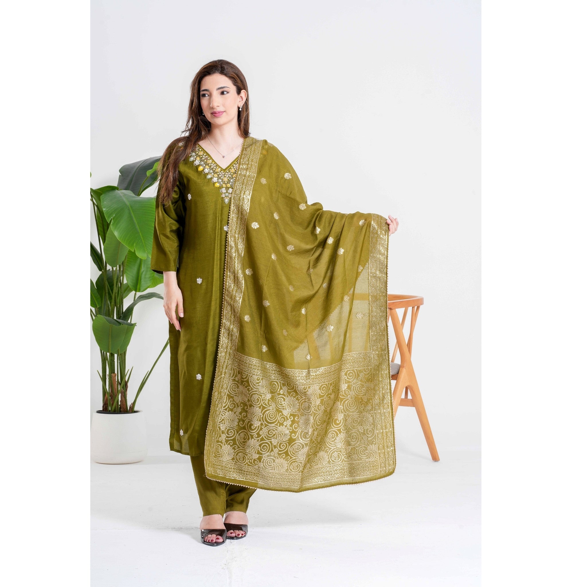 Zehn Mehendi Green 3pc Set