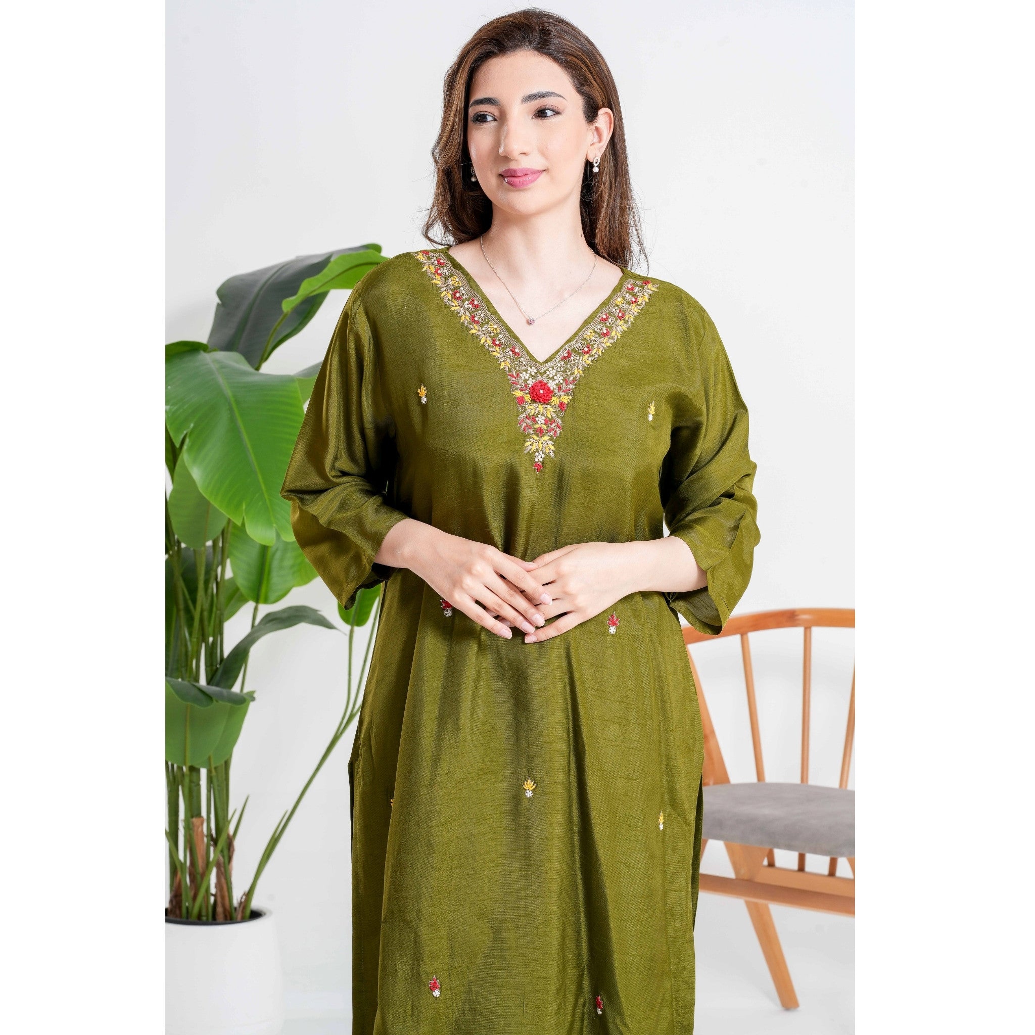Olvina Olive Green 3pc Set