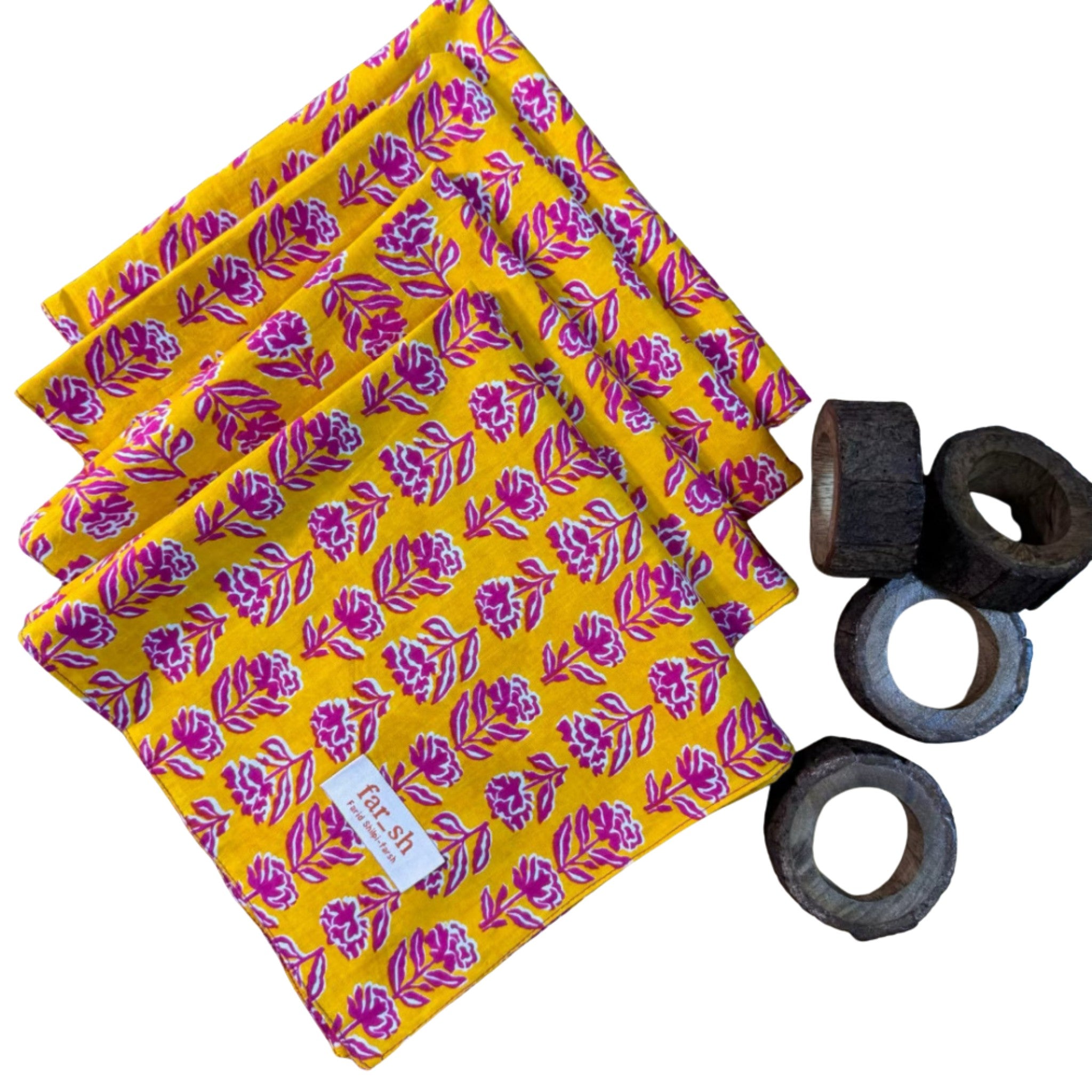 Blossom Fushia Table Decor Set of 4