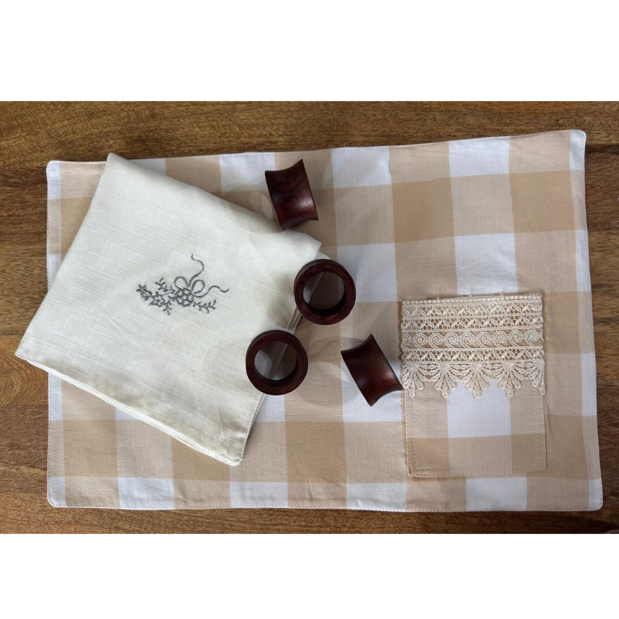 Handcrafted Flared Wooden Ring – Dark Brown Finish