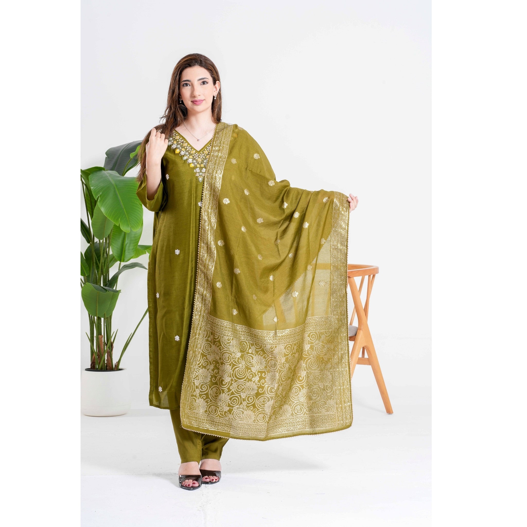 Zehn Mehendi Green 3pc Set