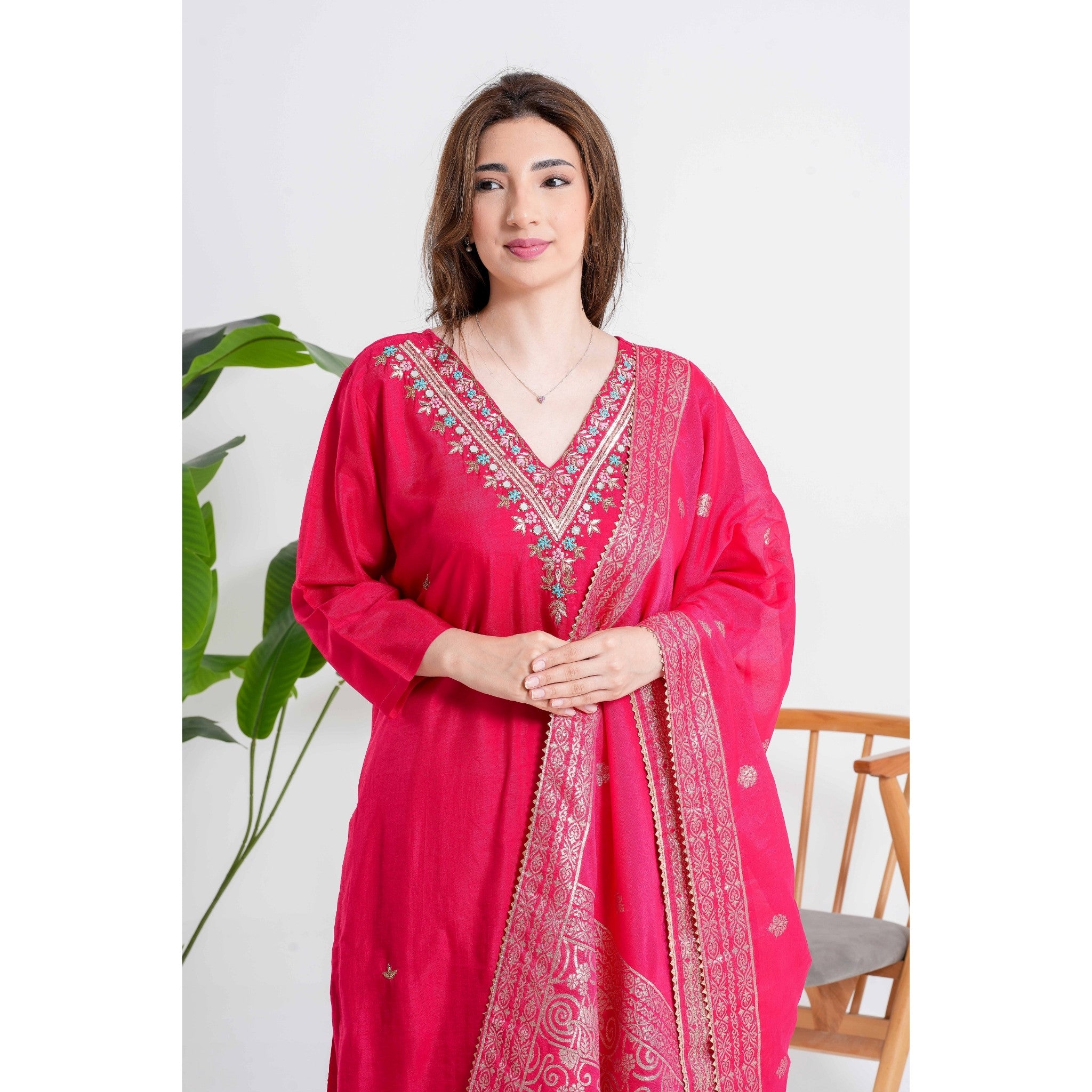 Gulnar Pink 3pc Set