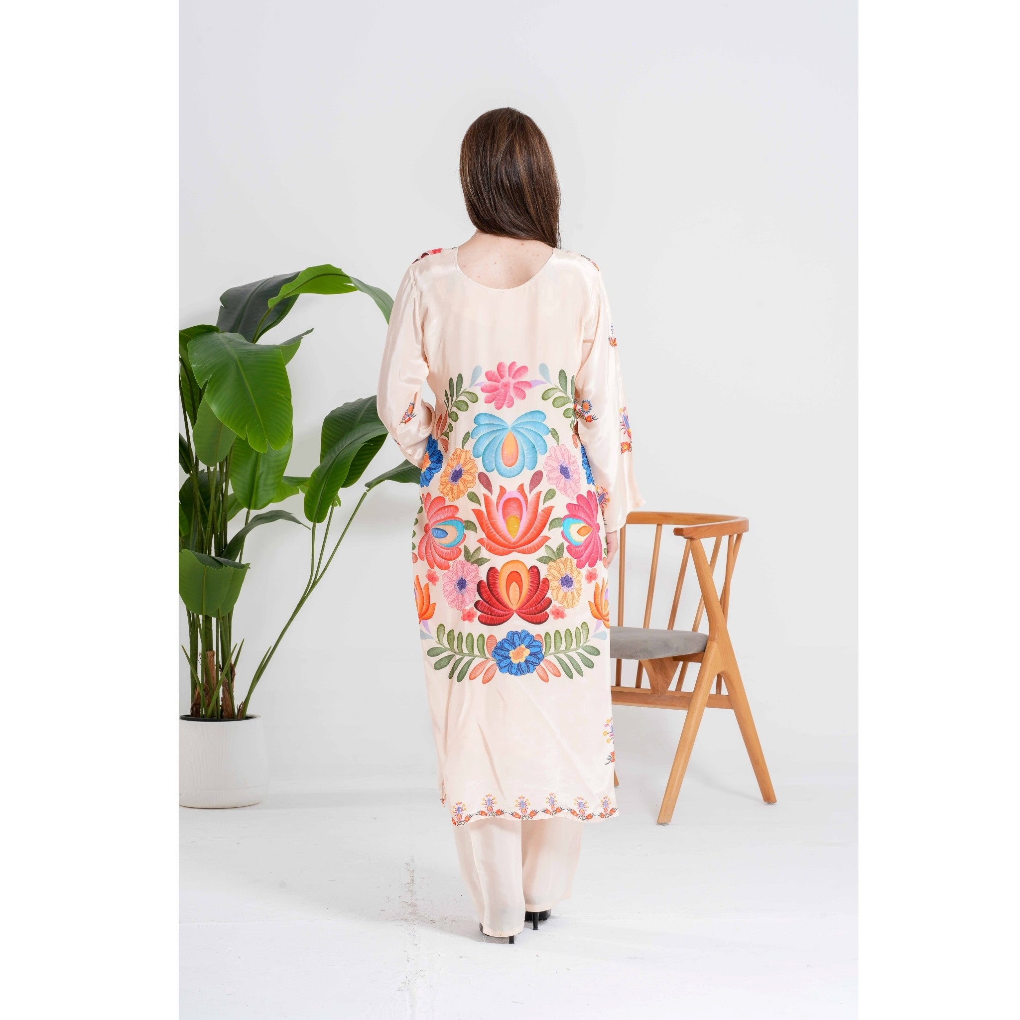 Light Multicolor Salwar Kameez Dupatta Set