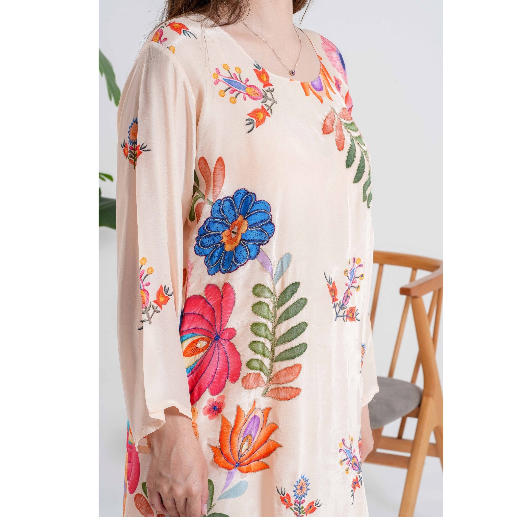 Light Multicolor Salwar Kameez Dupatta Set