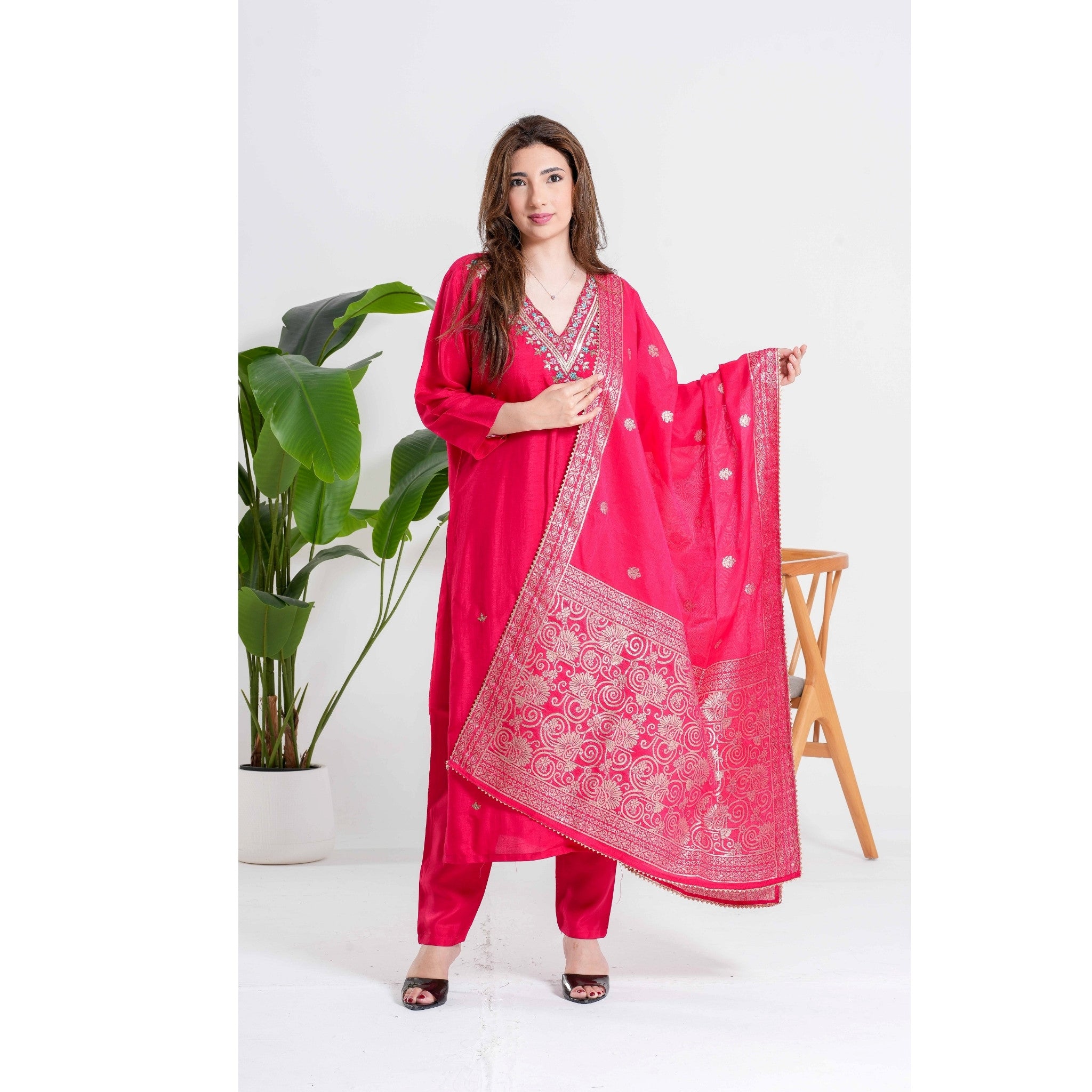 Gulnar Pink 3pc Set