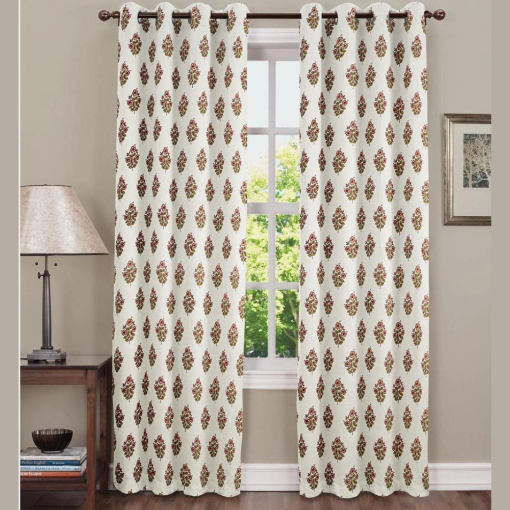 Grove woven Printed Curtain