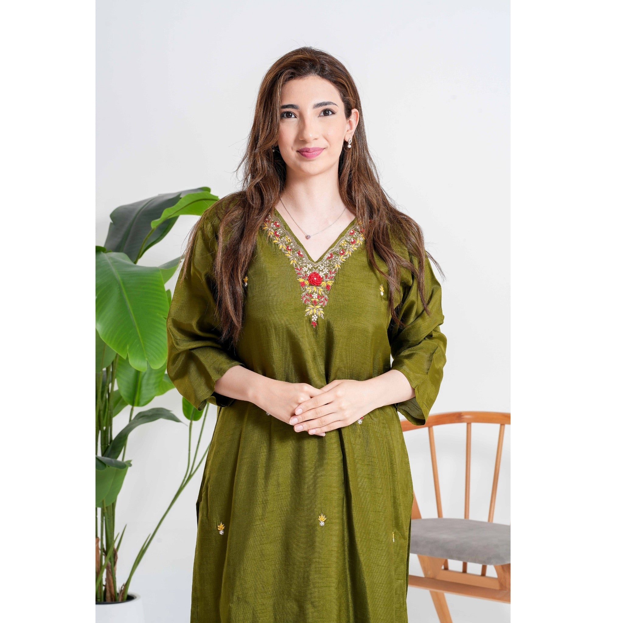 Olvina Olive Green 3pc Set