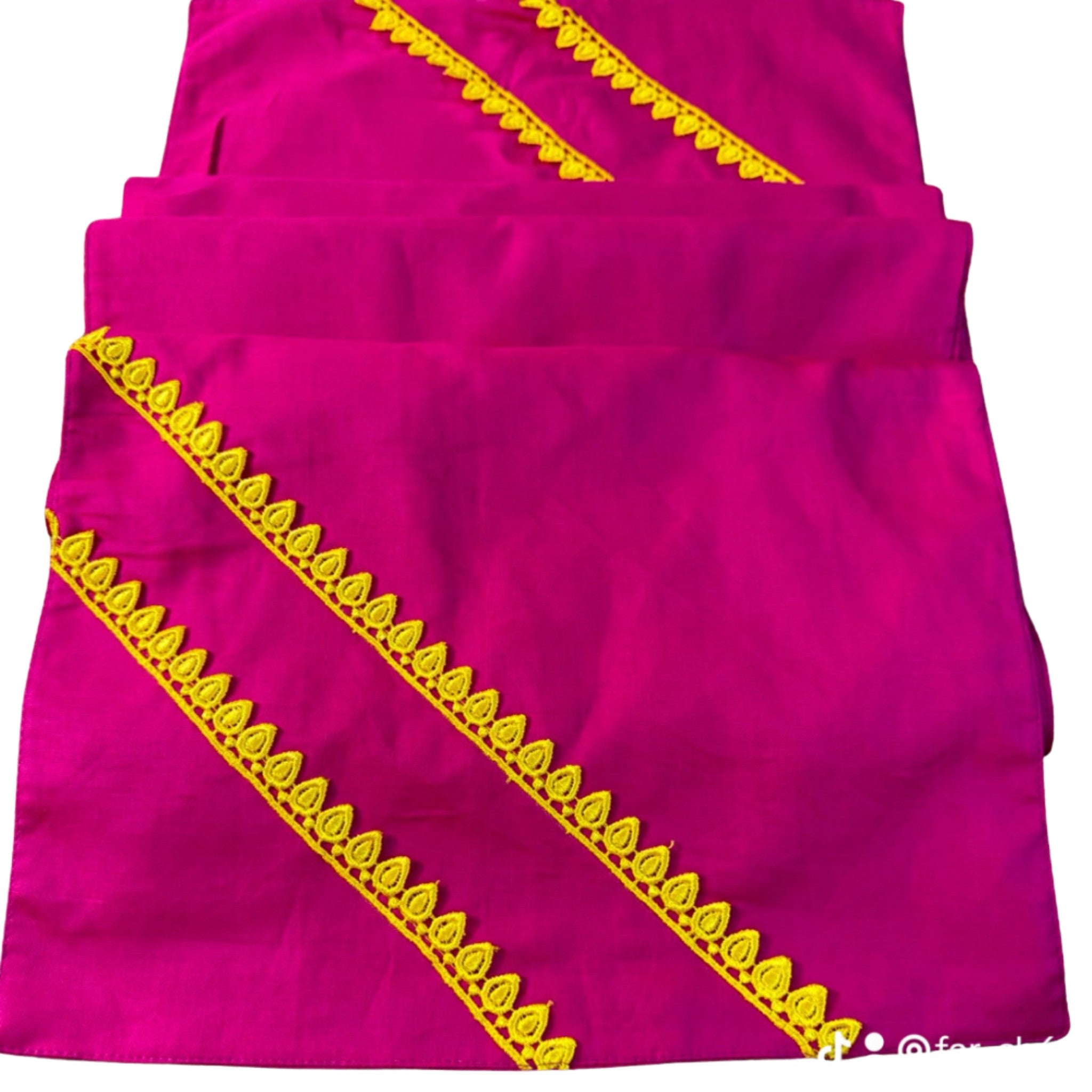 Blossom Fushia Table Decor Set of 4