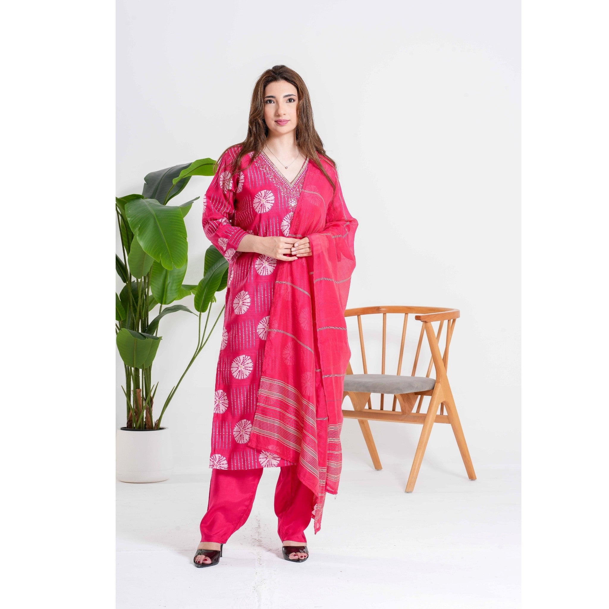 Fuschia Flame 3pc Set