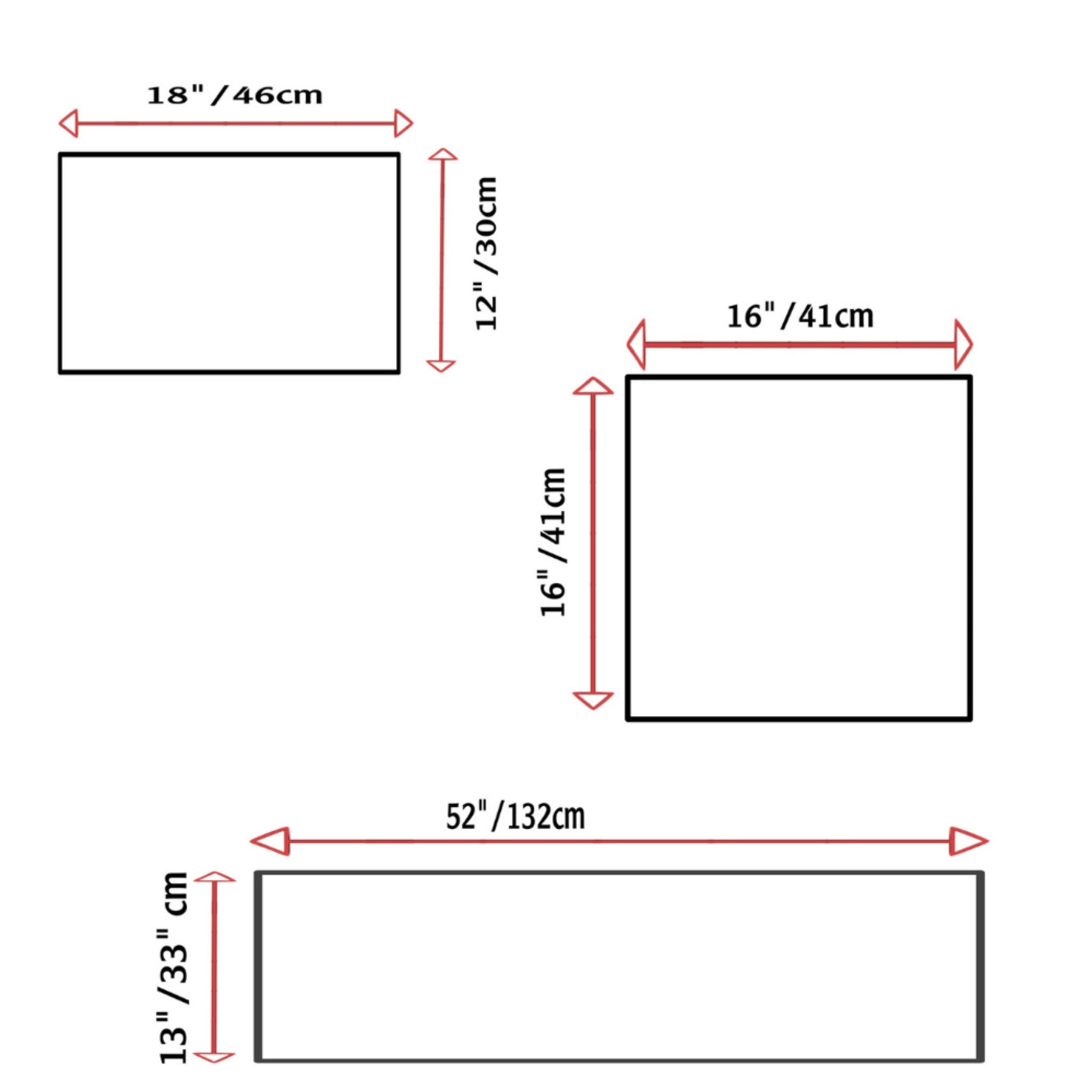 Laced Check Table Decor set of 4
