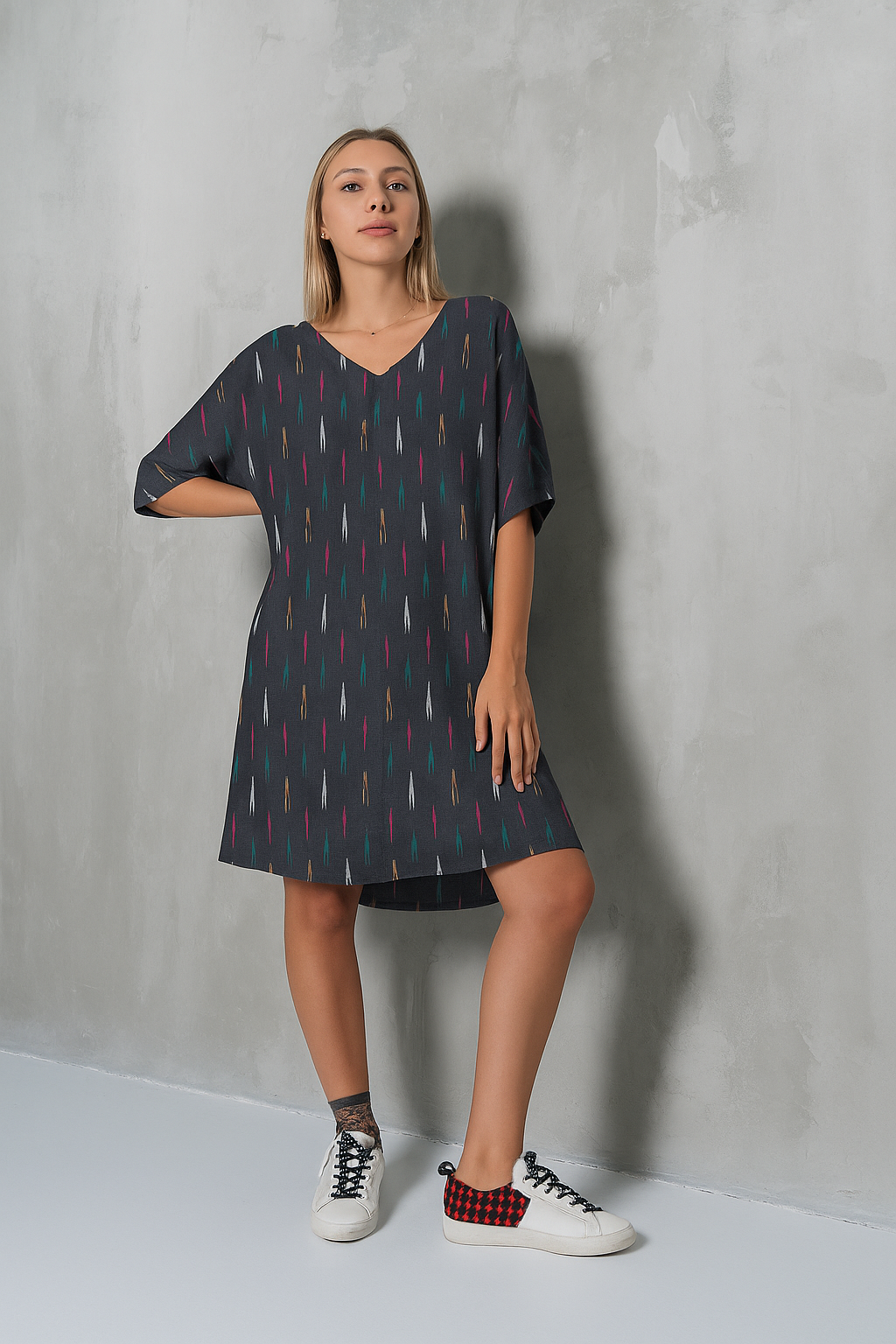 Festive Trail Ikat Fabric