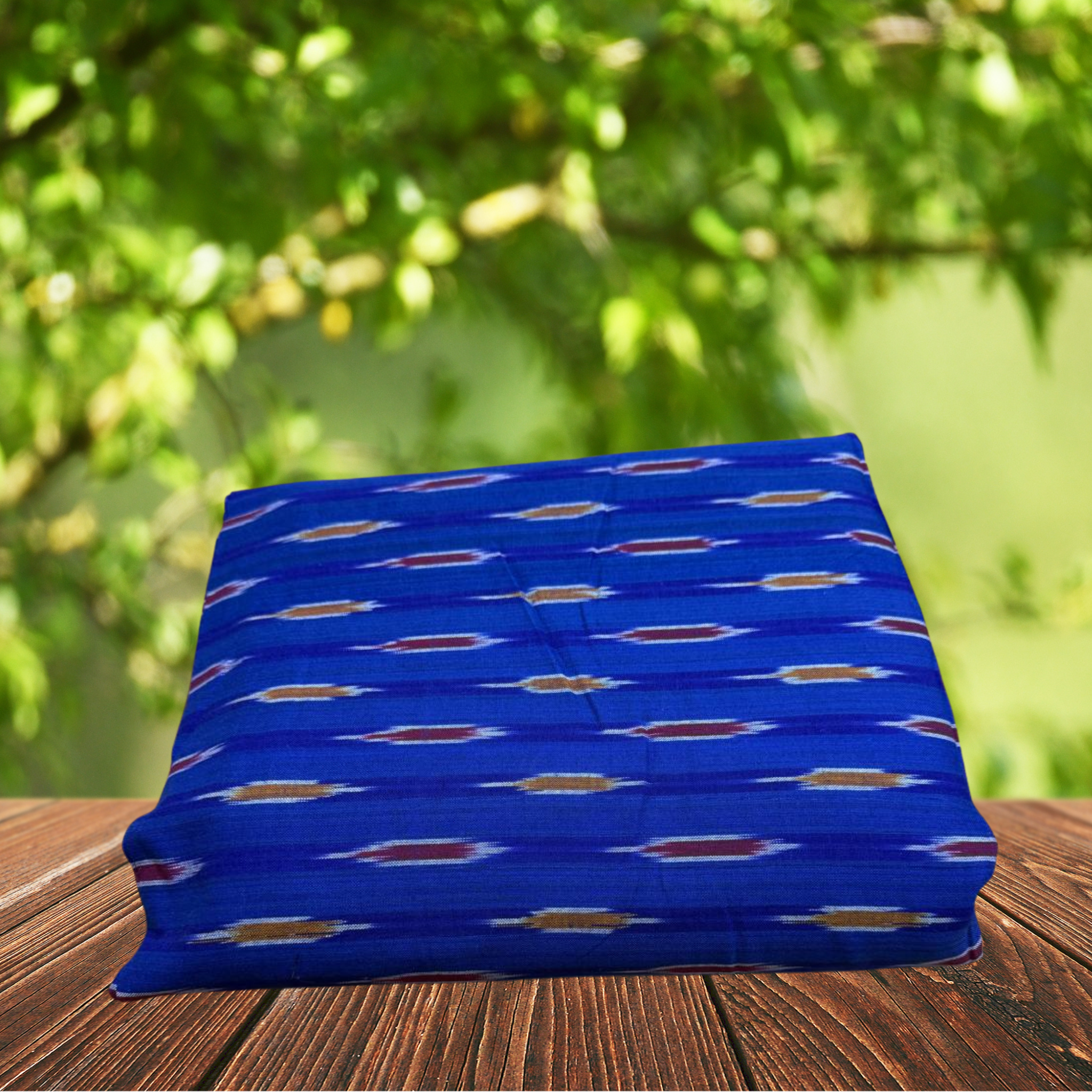 Flamescript Ikat fabric